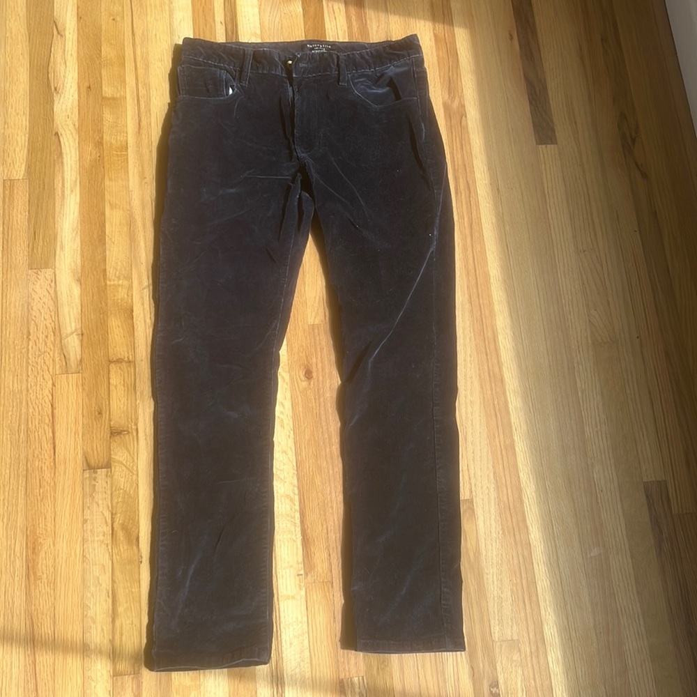 Matchstick Vintage Navy Corduroy Pants
